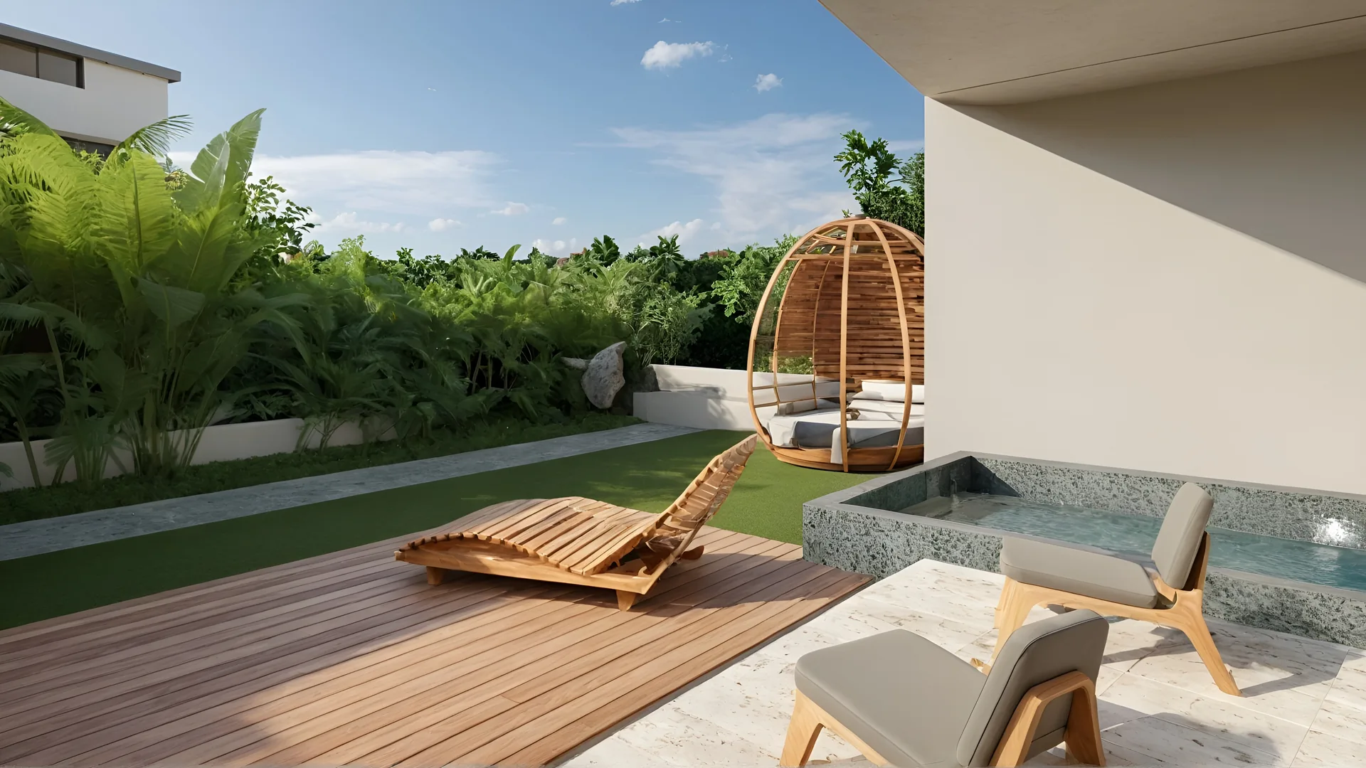 Jacuzzi privado primer nivel
